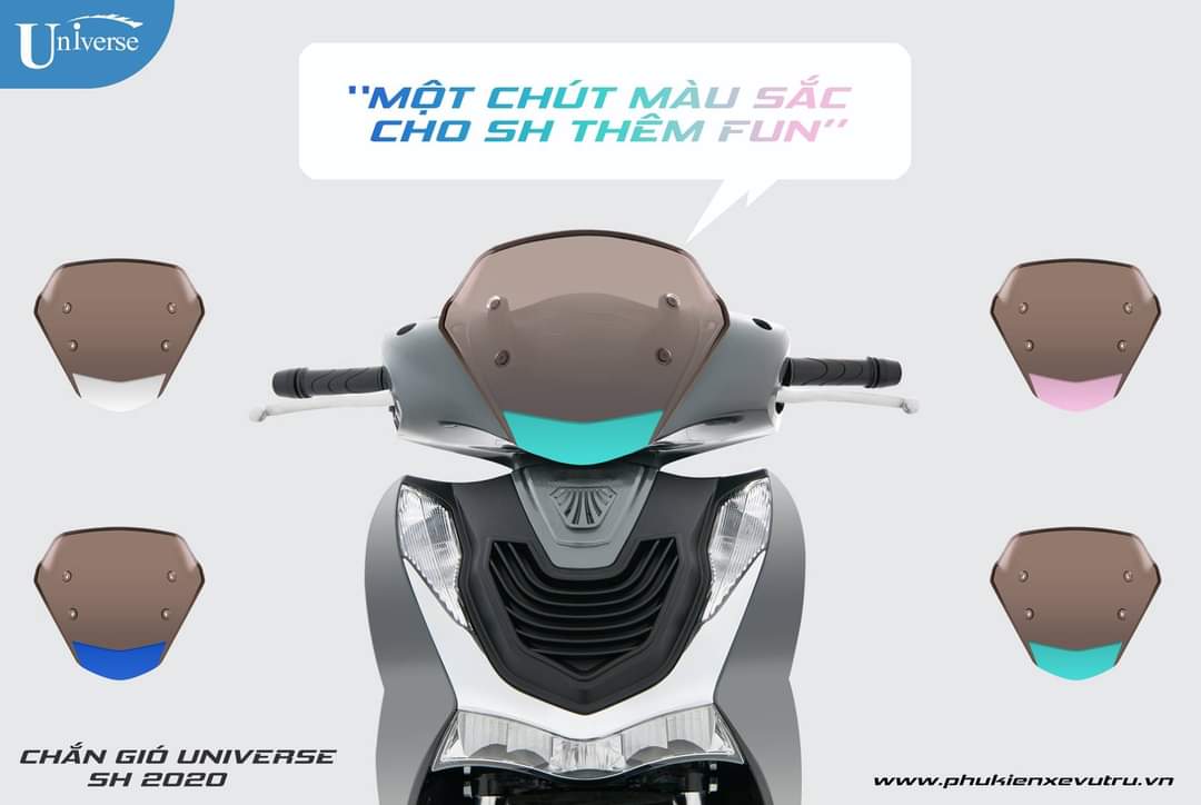 KÍNH CHẮN GIÓ SH 2020 THIẾT KẾ ĐỘC ĐÁO PHÁ CÁCH