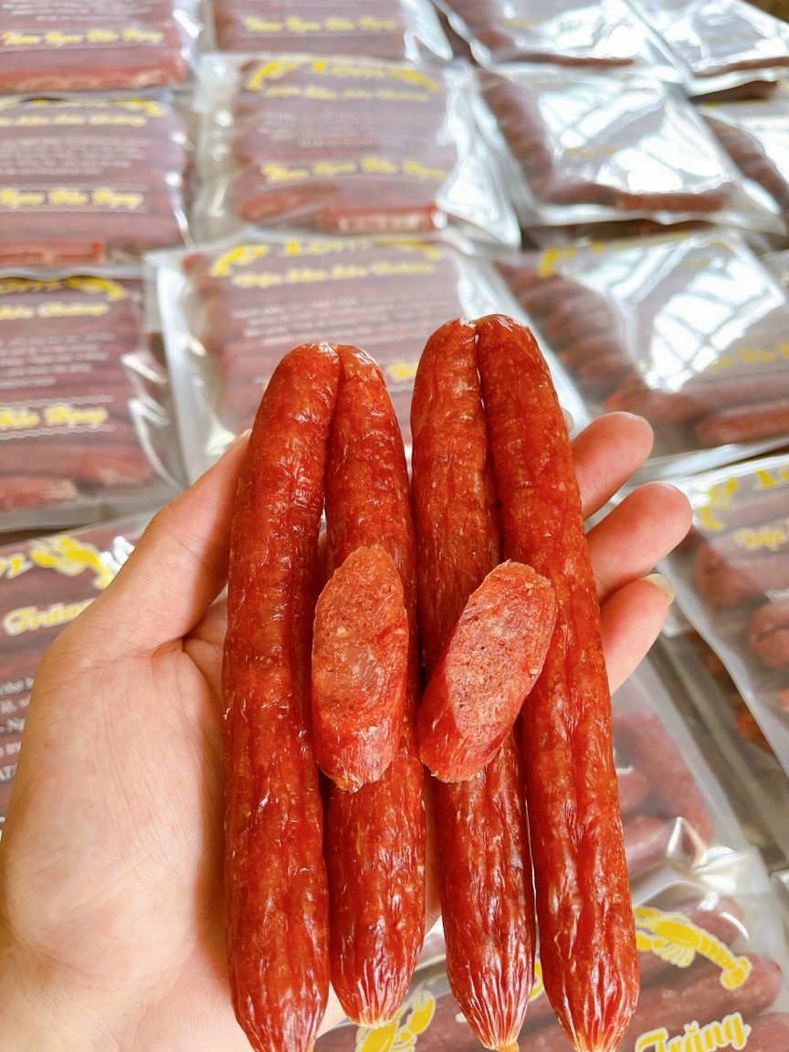 gói lạp xưởng tôm (500gr)