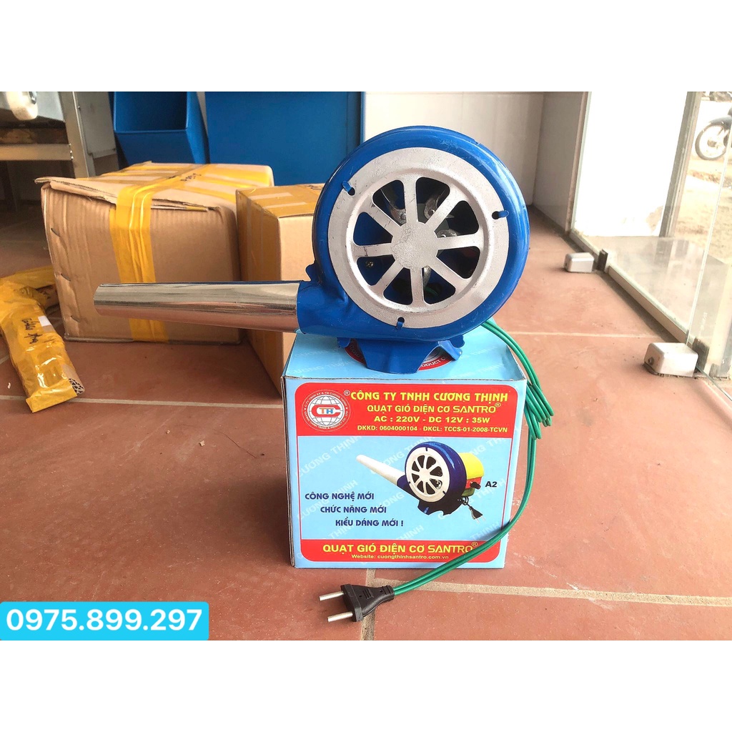 QUẠT KHÒ BẾP CÔNG NGHIỆP, BỄ THỔI LỬA 35W Có Chiết Áp