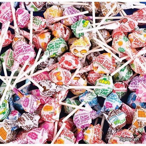 Kẹo Mút Dum Dums Original Pops – Bịch 21 Que -Cvi Hàng Mỹ