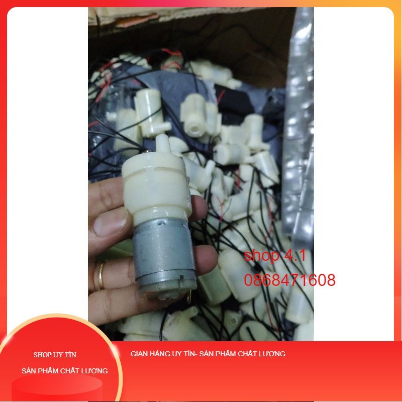 Máy Bơm Nước Mini DC 6-12V bơm nước hồ cá sủi bọt chế đồ