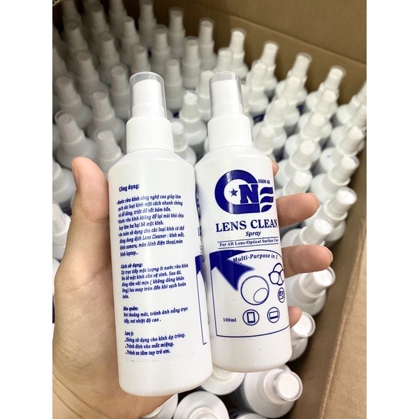 Nước lau kính chuyên dụng 100ml- Lau kính, màn hình điện thoại, ipad
