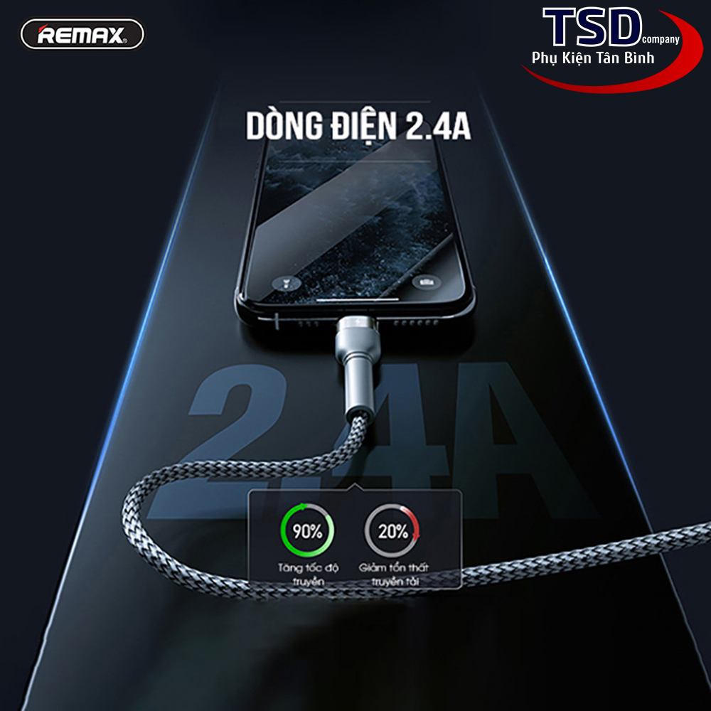 Cáp Sạc Nhanh Remax RC-152 Chính Hãng (Lightning – Micro USB – Type C)