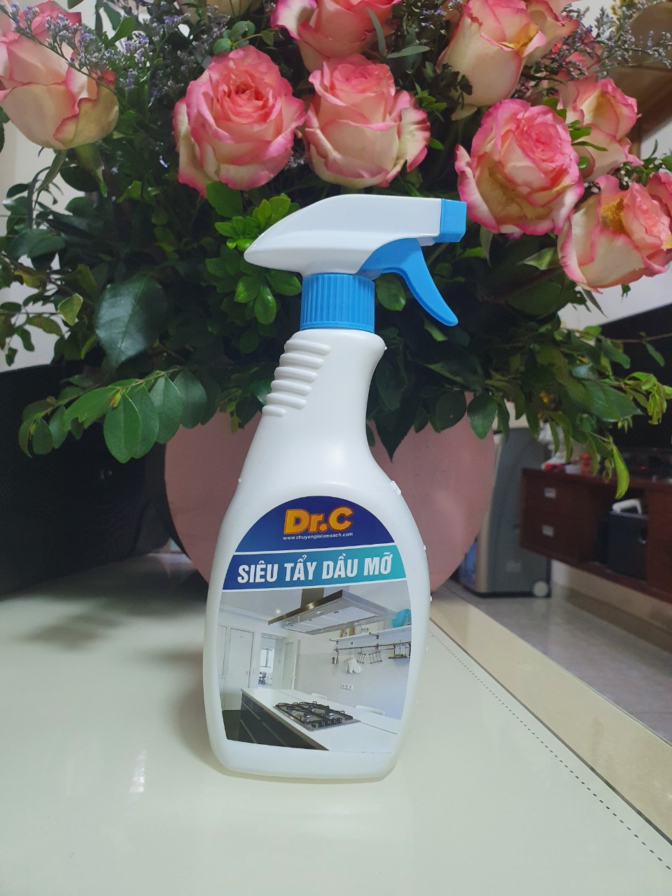 (siêu tẩy rửa. siêu sạch bóng) chai xịt tẩy rửa dầu mỡ
