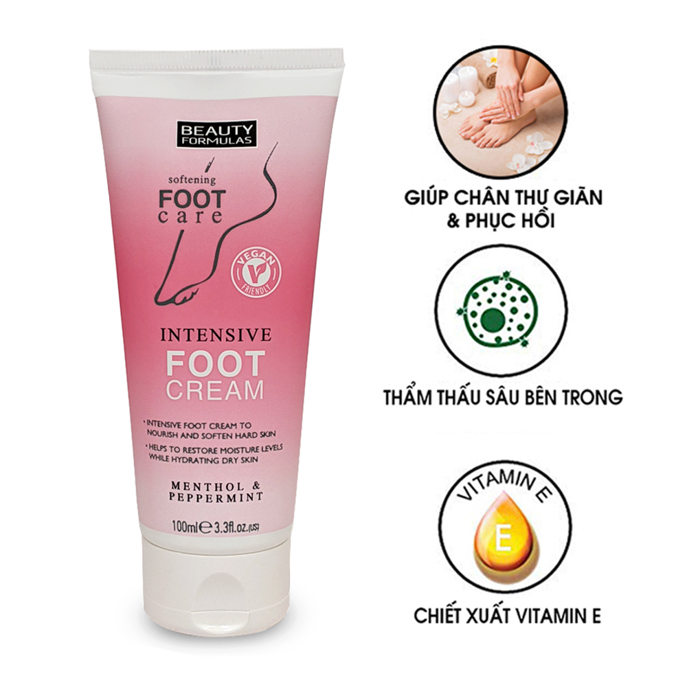 Kem Dưỡng Da Chân Beauty Formulas 100ml