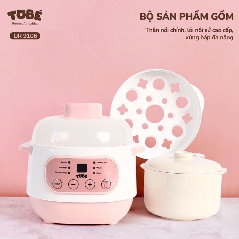 Nồi nấu cháo chậm ToBe cho bé (có sẵn)