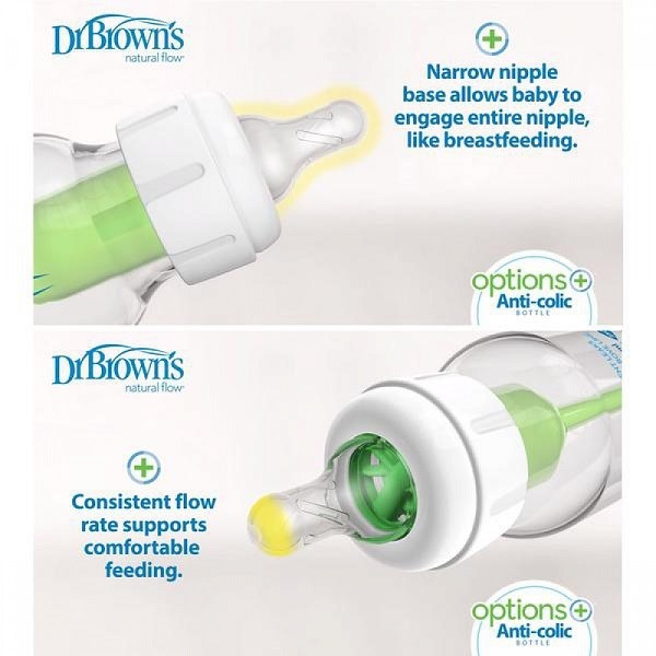 Dr Browns Option Plus Narrow Neck Replacement Nipple