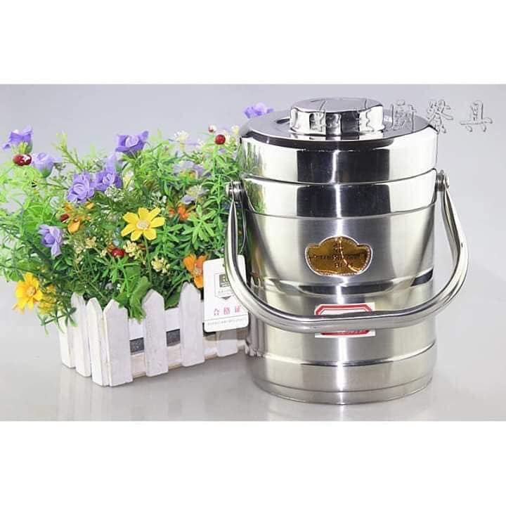 Cặp lồng giữ nhiệt 3 ngăn công nghệ Hàn Quốc 1.8L. Camen inox 3 ngăn,Cặp lồng giữ nhiệt,Cặp lông inox,Cặp lồng