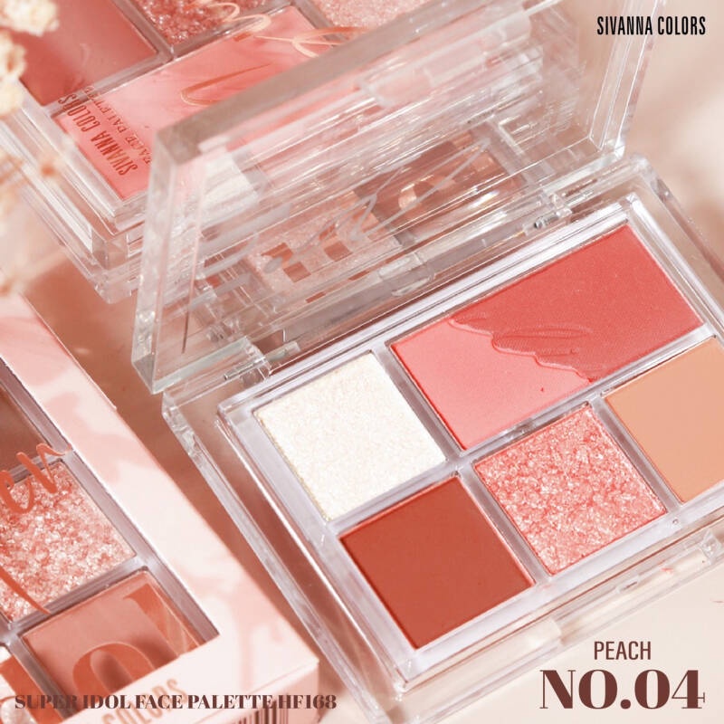 Bảng phấn mắt sivanna colors super idol 5 ô