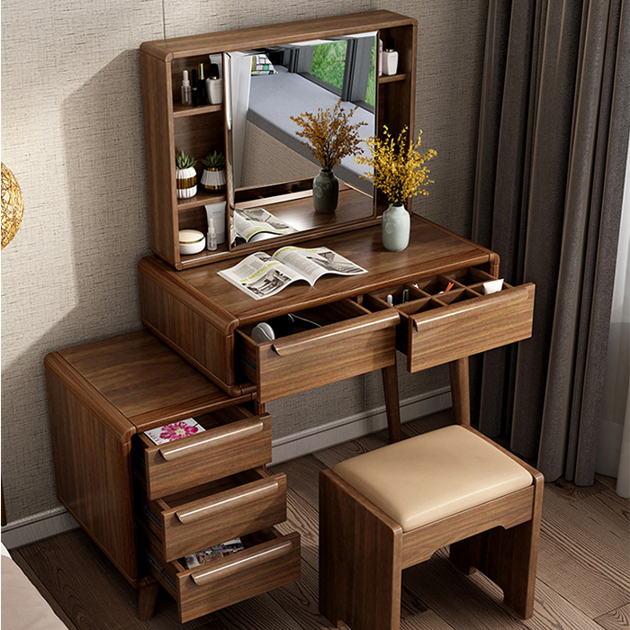 Dressing table mirror luxury slip, panel page Diem bedroom, desk makeup foundation premium