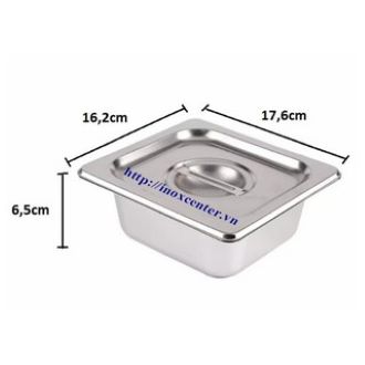 Khay Buffet 1/6 Inox Cao cấp