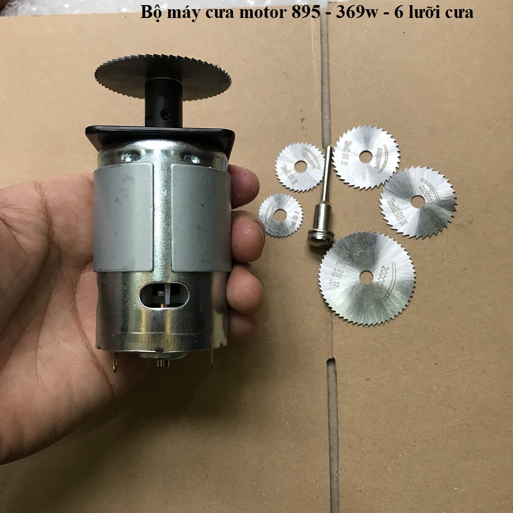 motor 895 12v 368w - Bộ máy cưa mini