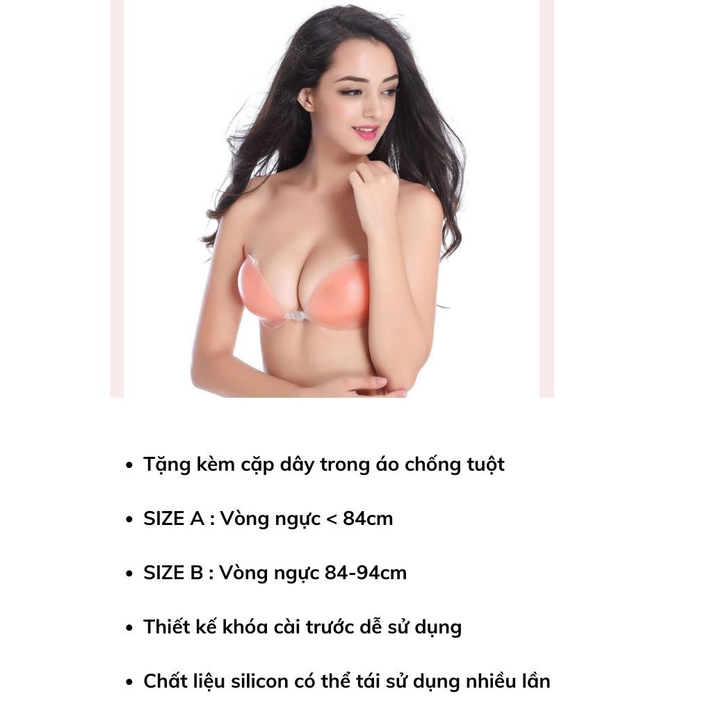 [HCM]Áo Bra Silicon Áo ngực silicon