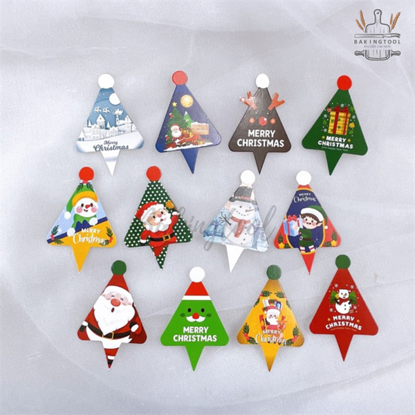 Que cắm giấy noel
