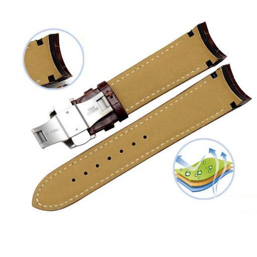 [SALE HOT] Dây đồng hồ Tissot da cá sấu size 19mm (màu đen) CAO CẤP