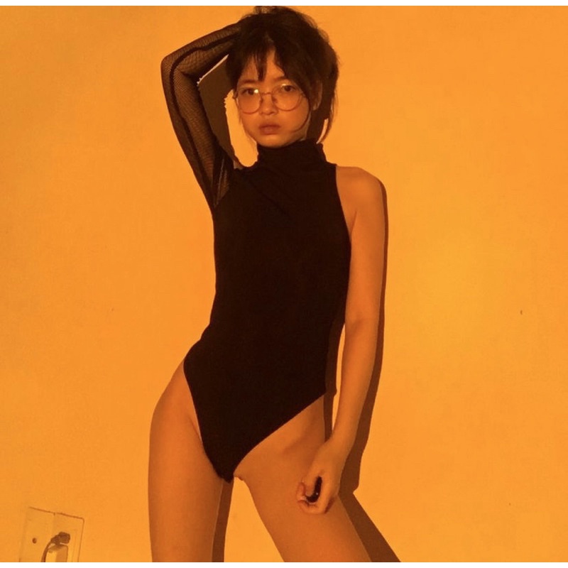 HALF BODYSUIT OUTFIX TAY DÀI LIỀN 1 MẢNH