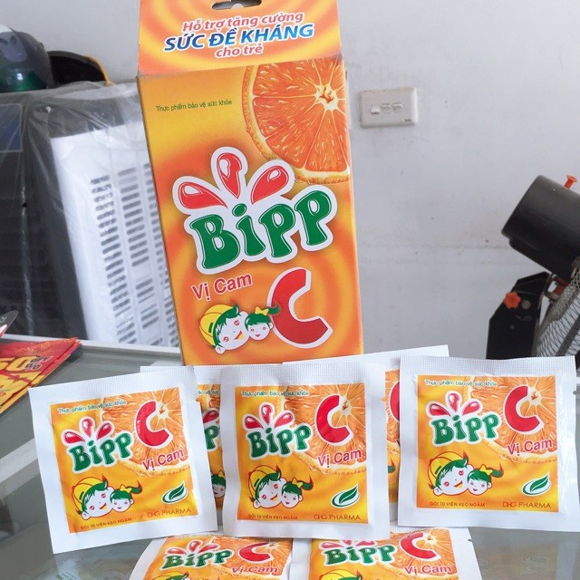 Kẹo C bổ sung vitamin C cho bé