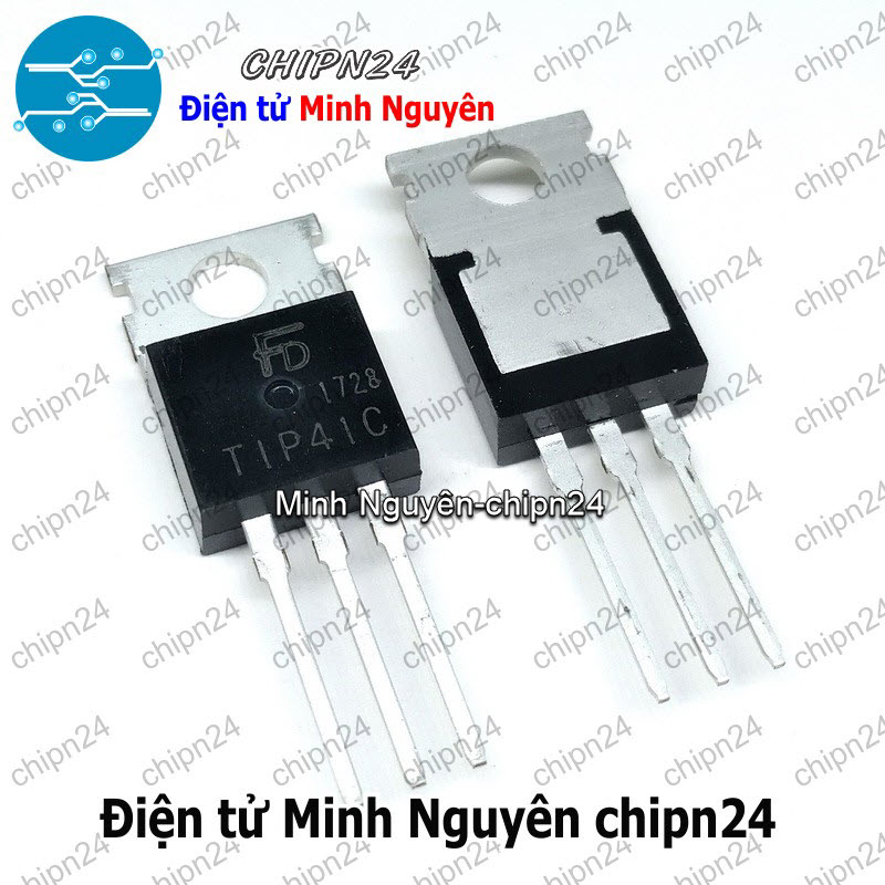 [3 con] (KT1) Transistor TIP41C TO-220 NPN 6A 100V (TIP41) - HH000666