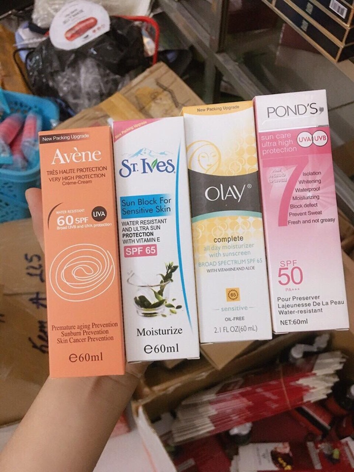 Kem Chống Nắng Mới 60gr Nhiều Mẫu Chống Nắng An Toàn Hiệu Quả Bảo Vệ Làn Da-Y92
