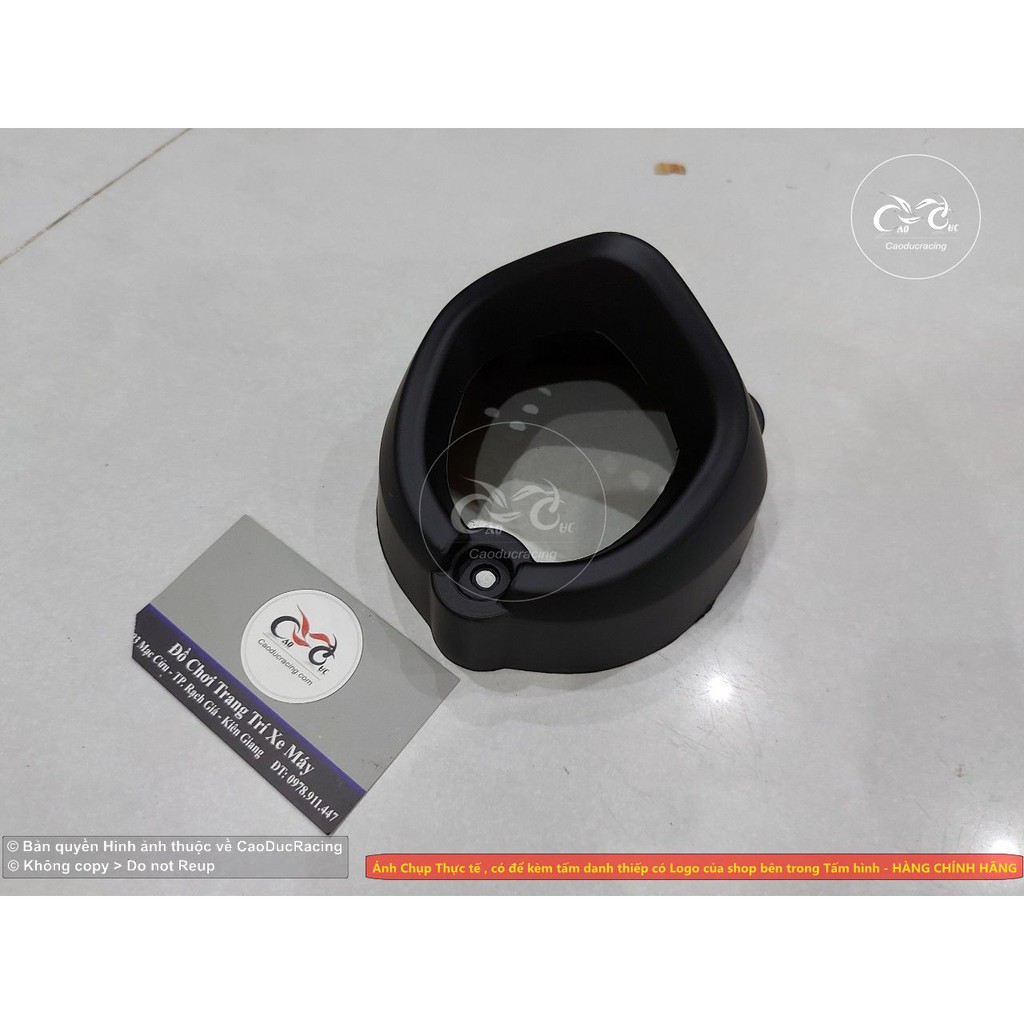 Chụp pô ex150 đen nhám mờ full đen