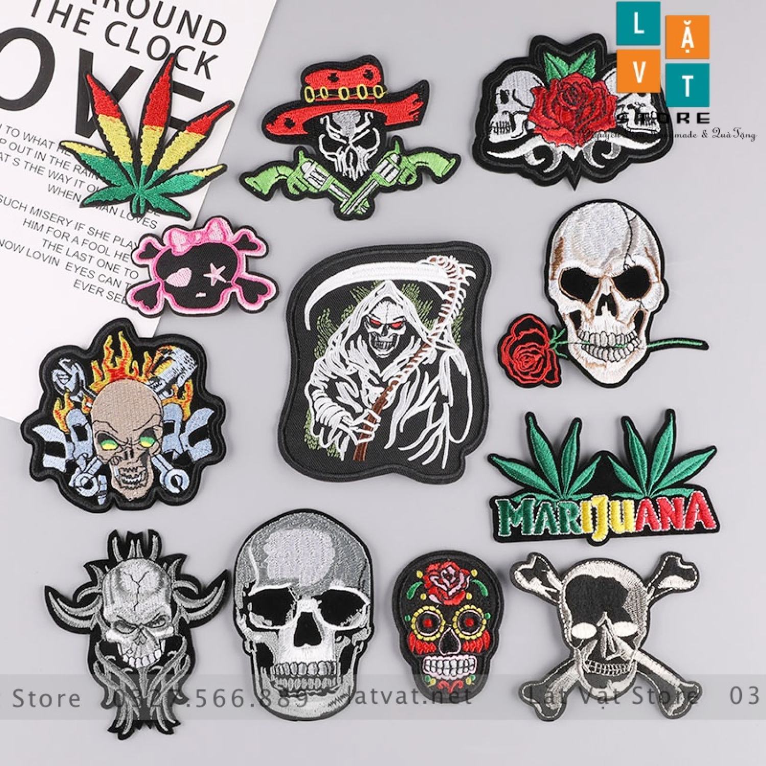 Patch ủi quần áo Sticker miếng dán ĐƯỜNG PHỐ HẦM HỐ DÂN CHƠI cực kì dễ ...
