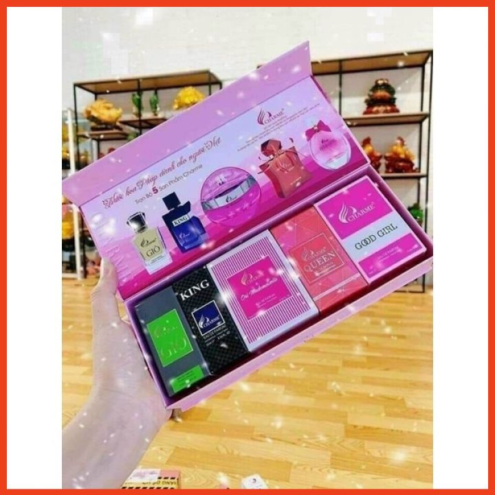 Set Nươc Hoa 5 Chai Mini Siêu Thơm, Ngọt Ngào