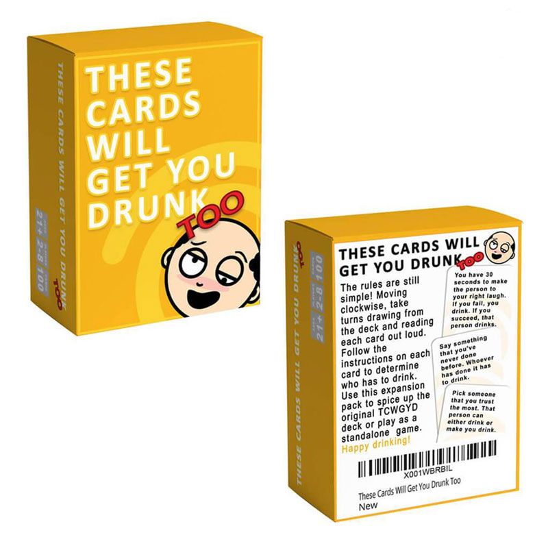 BÀI BOARDGAME VUI NHỘN THESE CARDS WILL GET YOU DRUNK