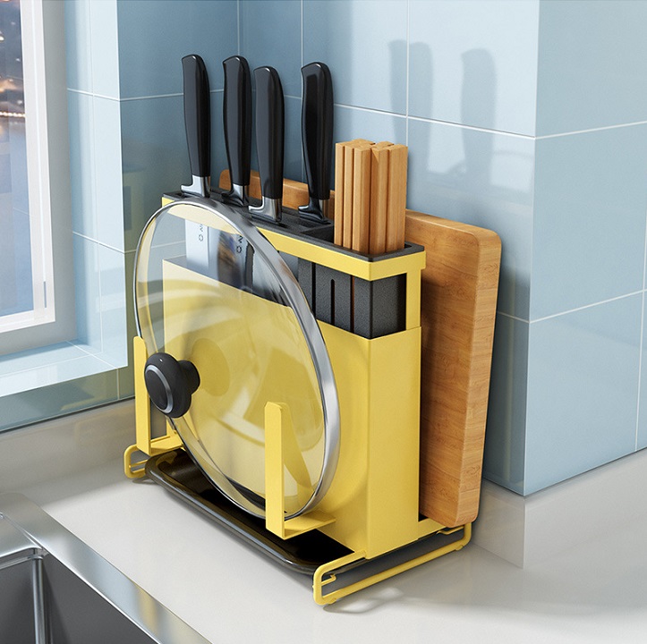 Kệ để dao đũa thớt inox - kệ dao thớt nhà bếp