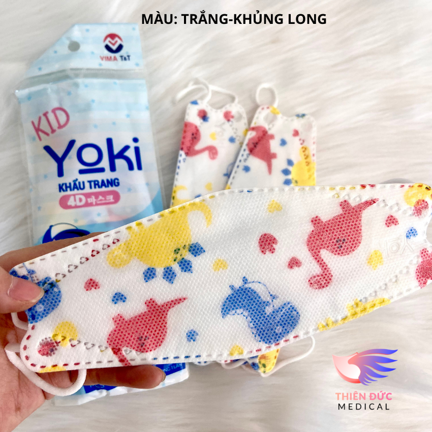 Bịch 6 Khẩu Trang YOKI Trẻ Em Chống Bụi Cho Bé