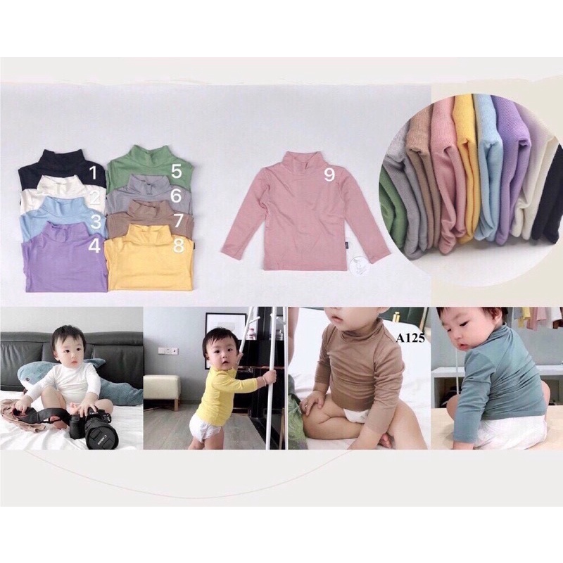 SIÊU RẺ ÁO BÚN GIỮ NHIỆT CỔ 3P CHO BÉ
