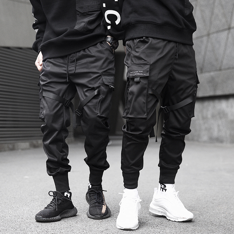 Quần jogger túi hộp phối dây chéo ngang gối cá tính chất kaki cao cấp siêu co giãn thời trang 4menhcm quan jogger 9000025