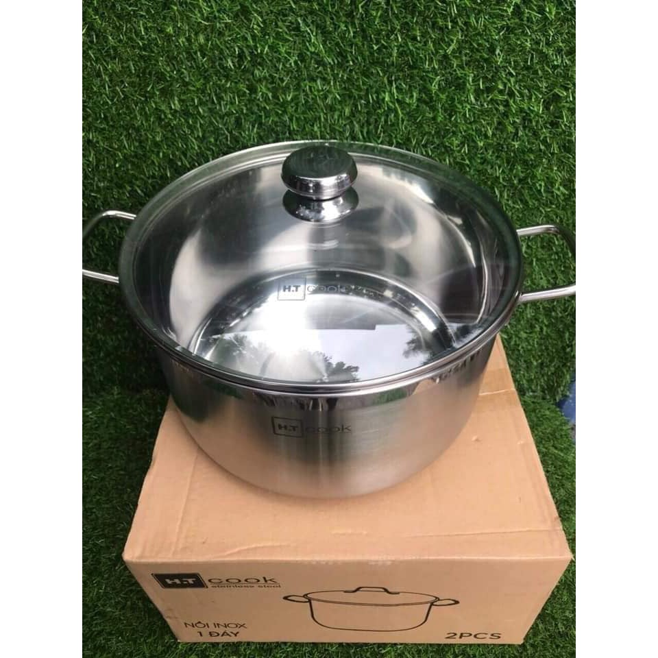 ( Rẻ vô địch ) NỒI LUỘC GÀ HT COOK VUNG KÍNH PHI 30CM