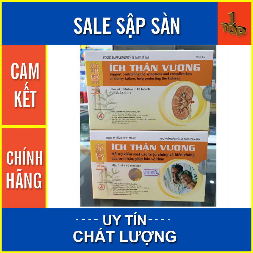 Ích Thận Vương Cho Người Suy Thận Chạy Thận (30 viên)