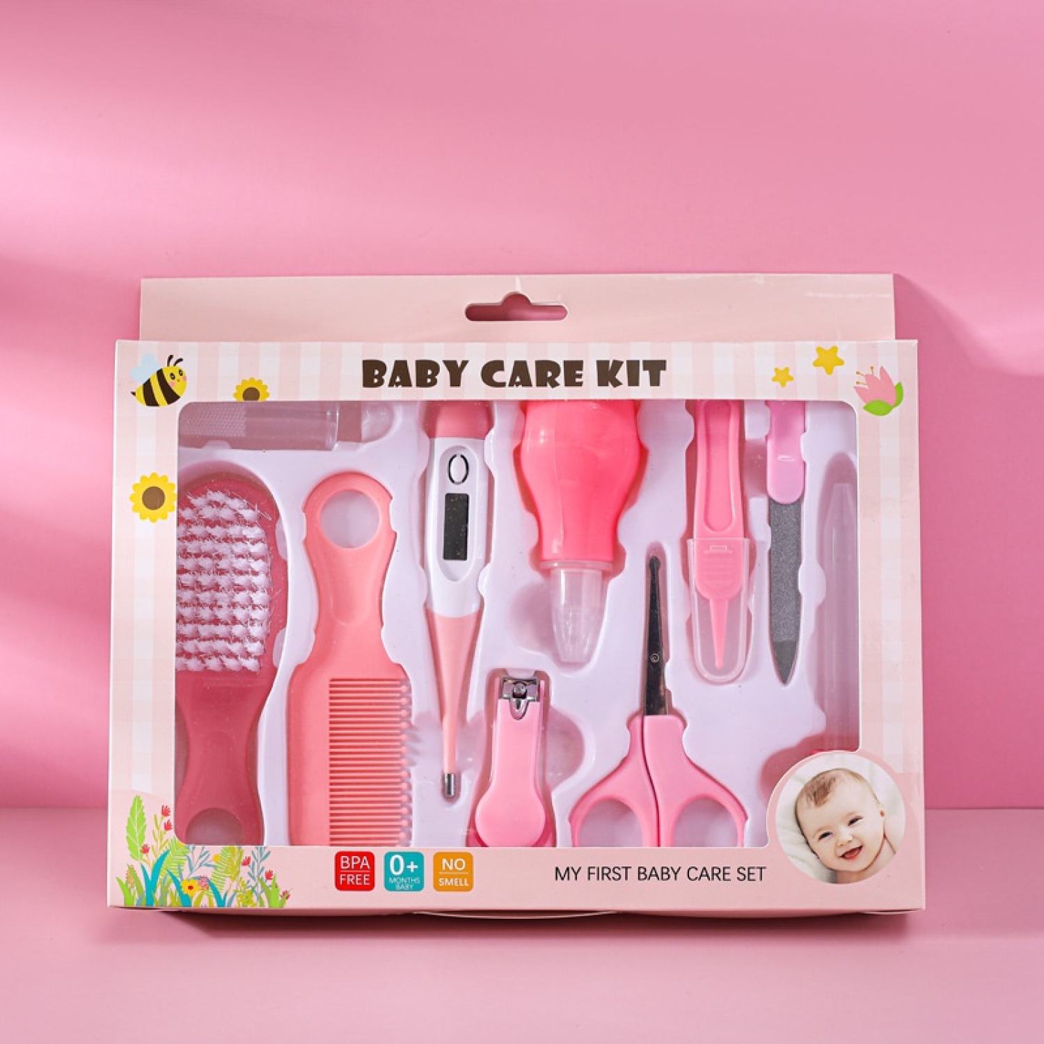 Bộ 10 Dụng Cụ Chăm Sóc Làm Đẹp Cho Bé Sơ Sinh
