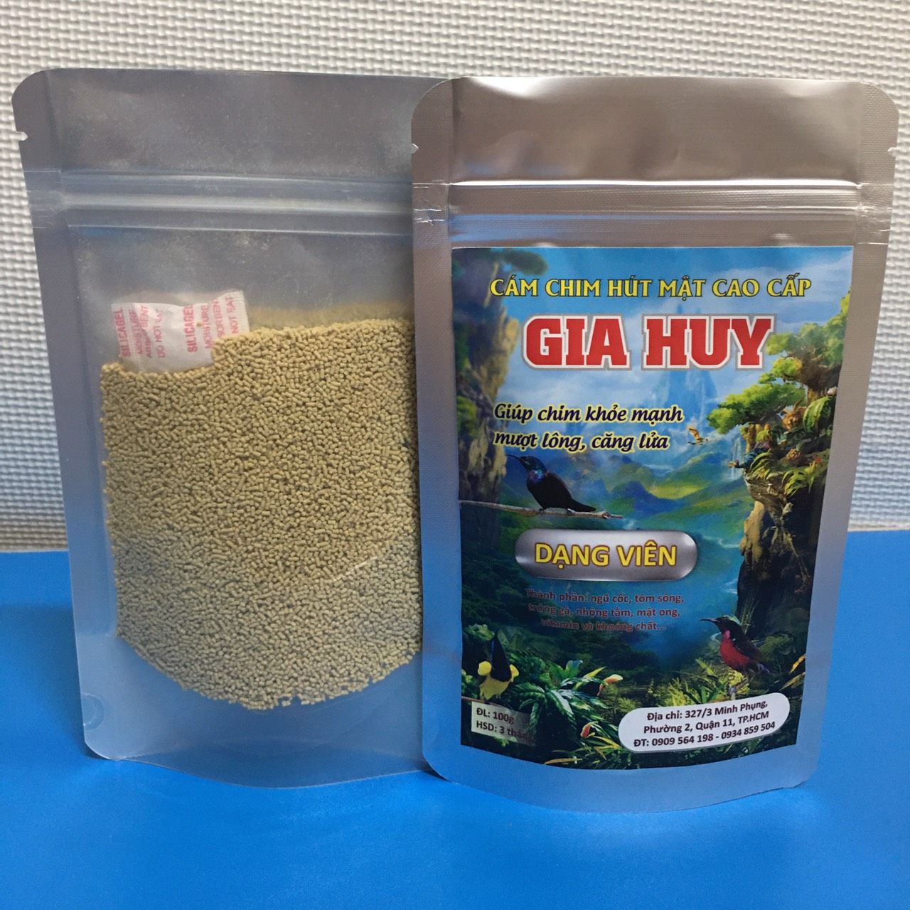 [HCM]Combo 2 gói Cám Chim Hút Mật Gia Huy