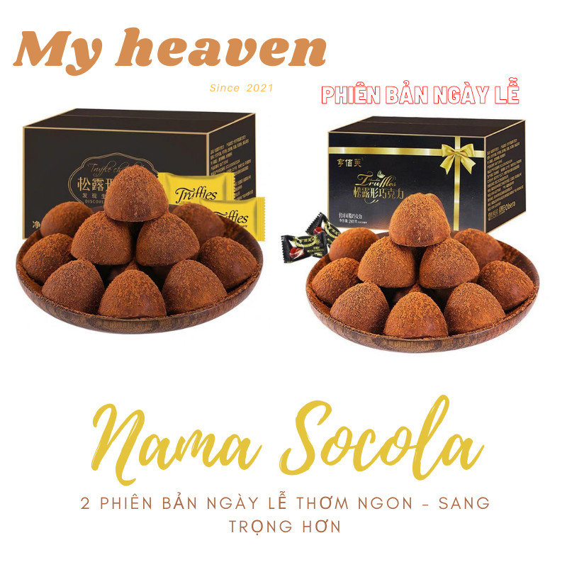 SOCOLA Nama Truffles - Hộp 500g 𝑭𝒓𝒆𝒆𝑺𝒉𝒊𝒑