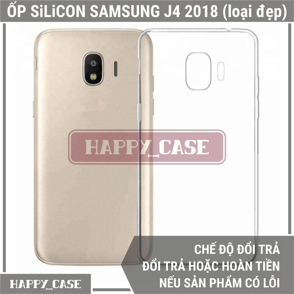 Ốp Lưng Điện Thoại SAMSUNG J4 2018 (LOẠI ĐẸP) Thin Transparent Silicon