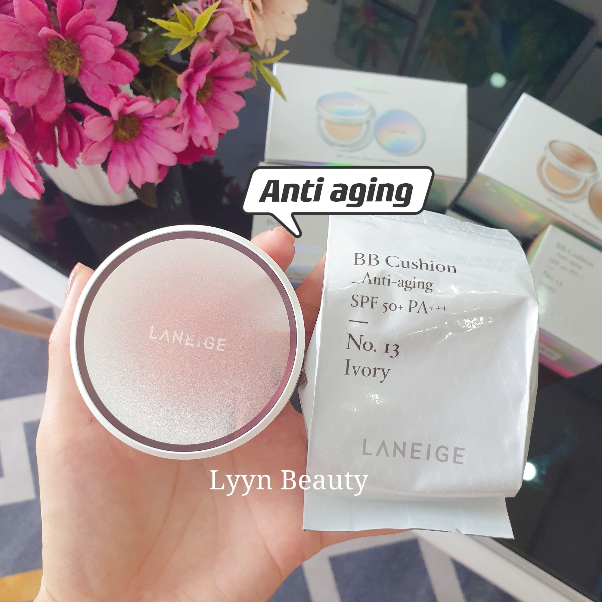 [ Auth- Săn Sale] Phấn nước Laneige BB Cushion Anti aging ( kèm lõi refill)