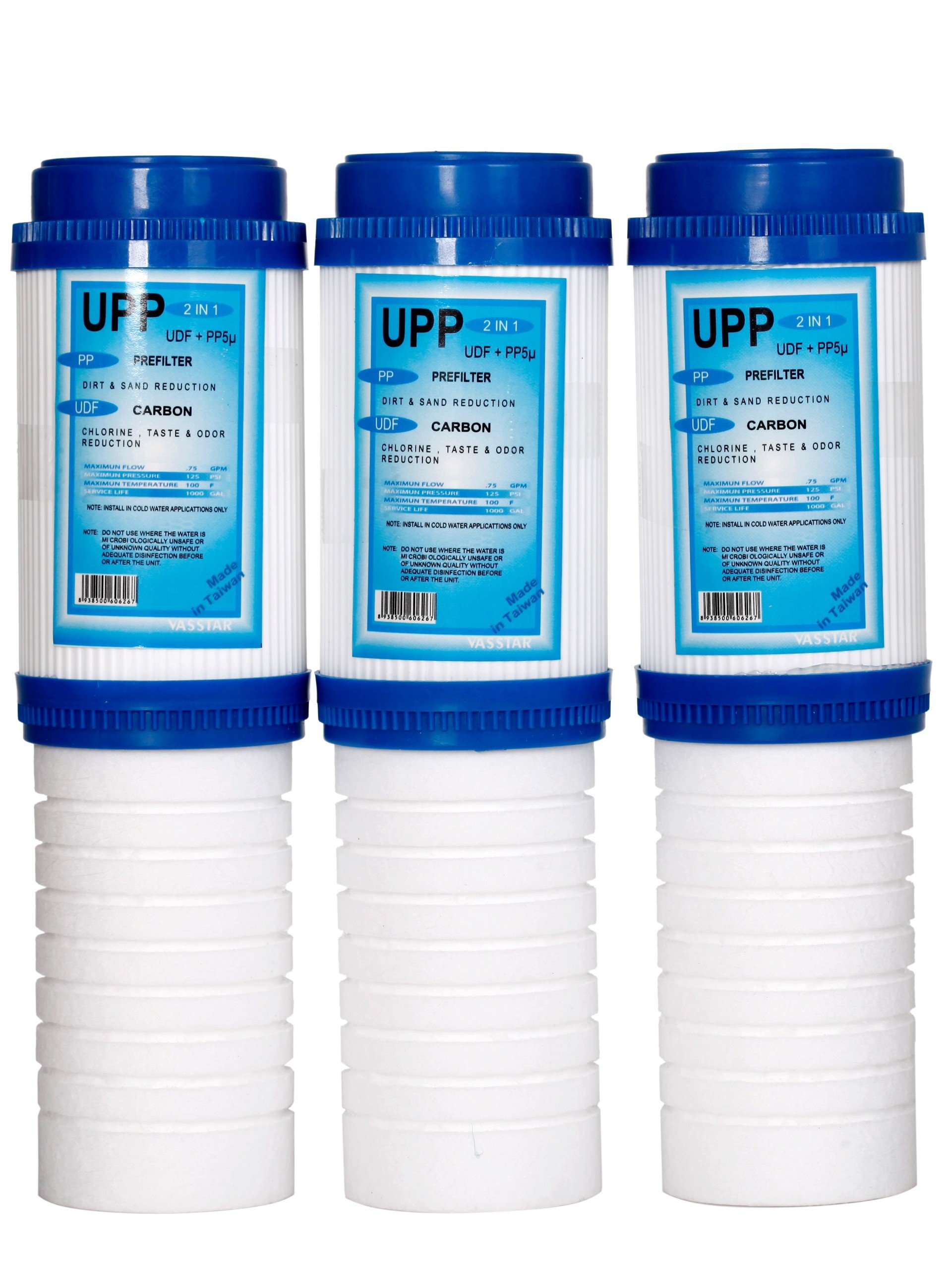 [HCM]Bộ 3 lõi lọc nước VASSTAR 2 tầng UPP