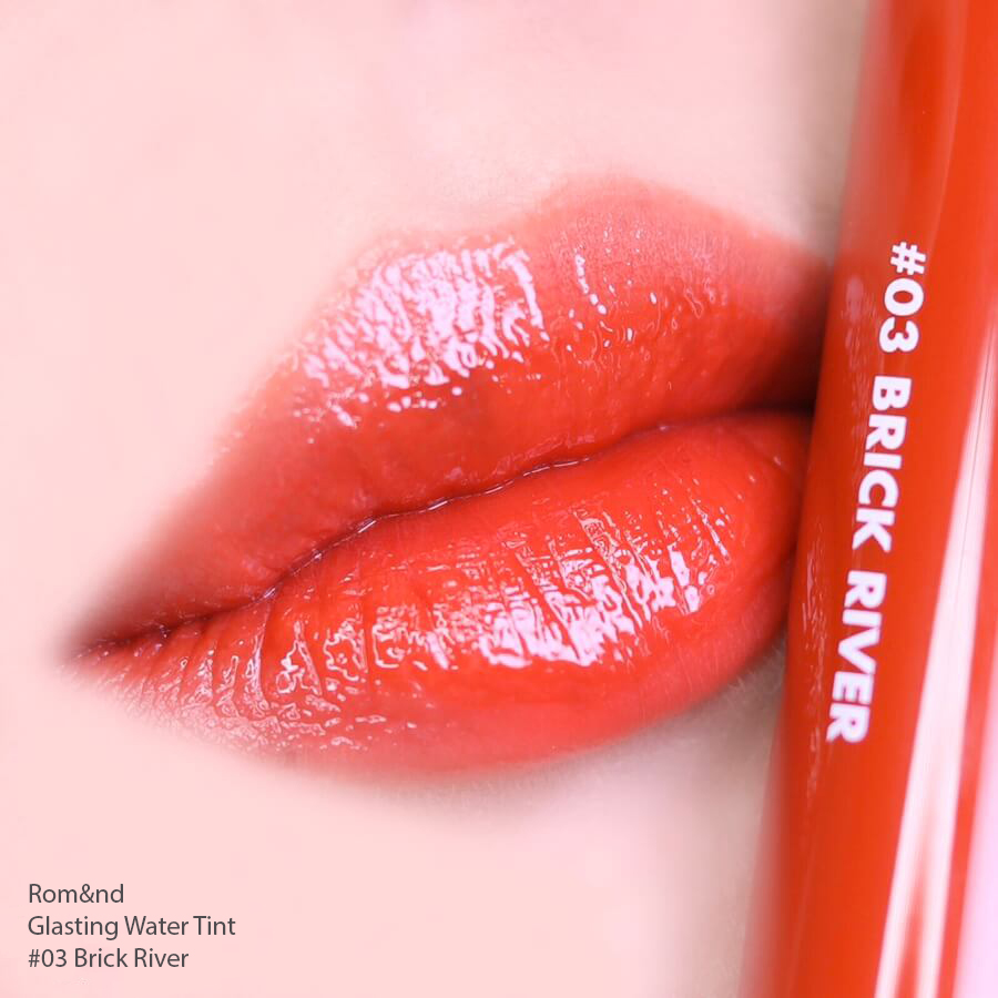 [6-11/12 VOUCHER GIẢM 8%]Son Tint Nước Siêu Lì Lâu Trôi Romand Glasting Water Tint 4g