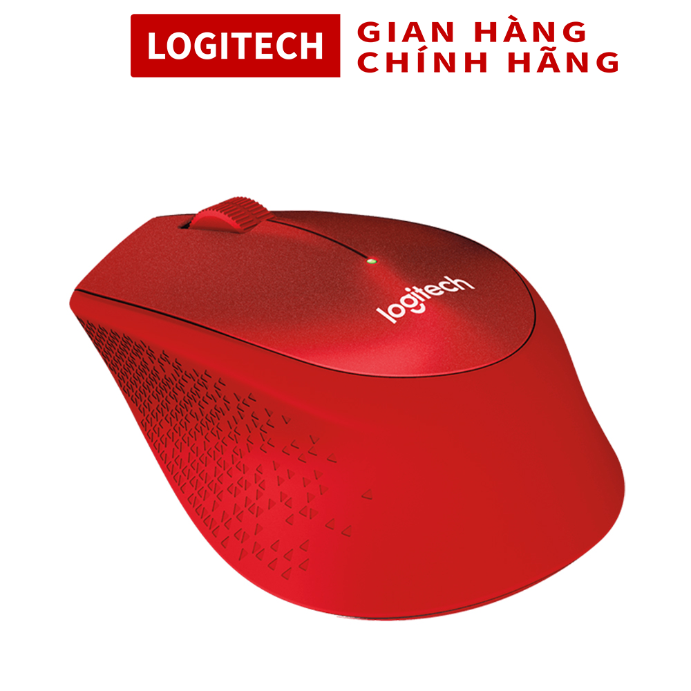 Chuột không dây Yên lặng Logitech M331 Silent Plus - Kết nối cổng USB - Bảo hành 12 tháng
