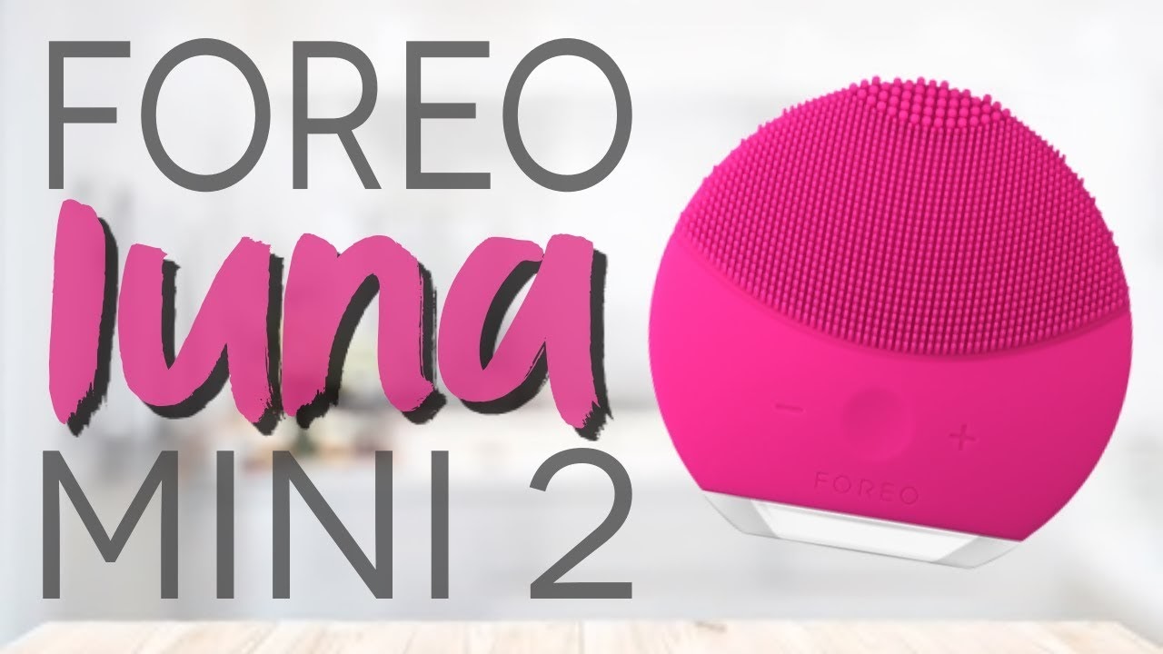 Máy rửa mặt Luna Mini 2 nhỏ gọn, massage mặt (Hồng)