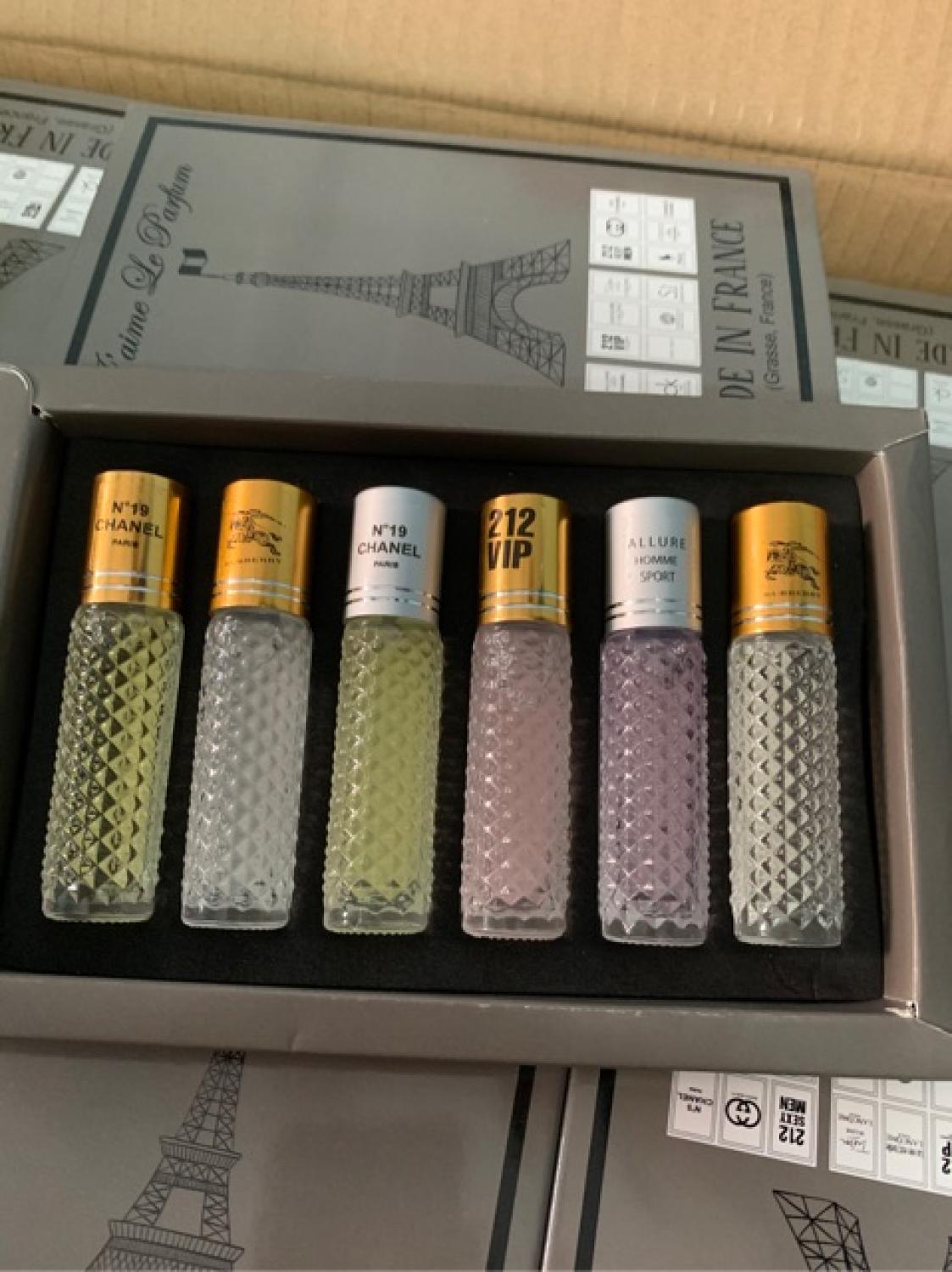 Set 6 chai nước hoa tháp 20ml dạng lăn