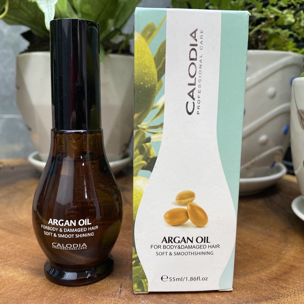 [HCM]Tinh dầu Calodia Argan Oil bóng tóc 55ml