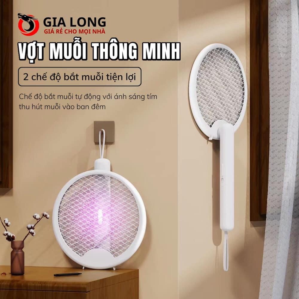 Vợt muỗi tự động kiêm đèn bắt muỗi mẫu mới tiện lợi