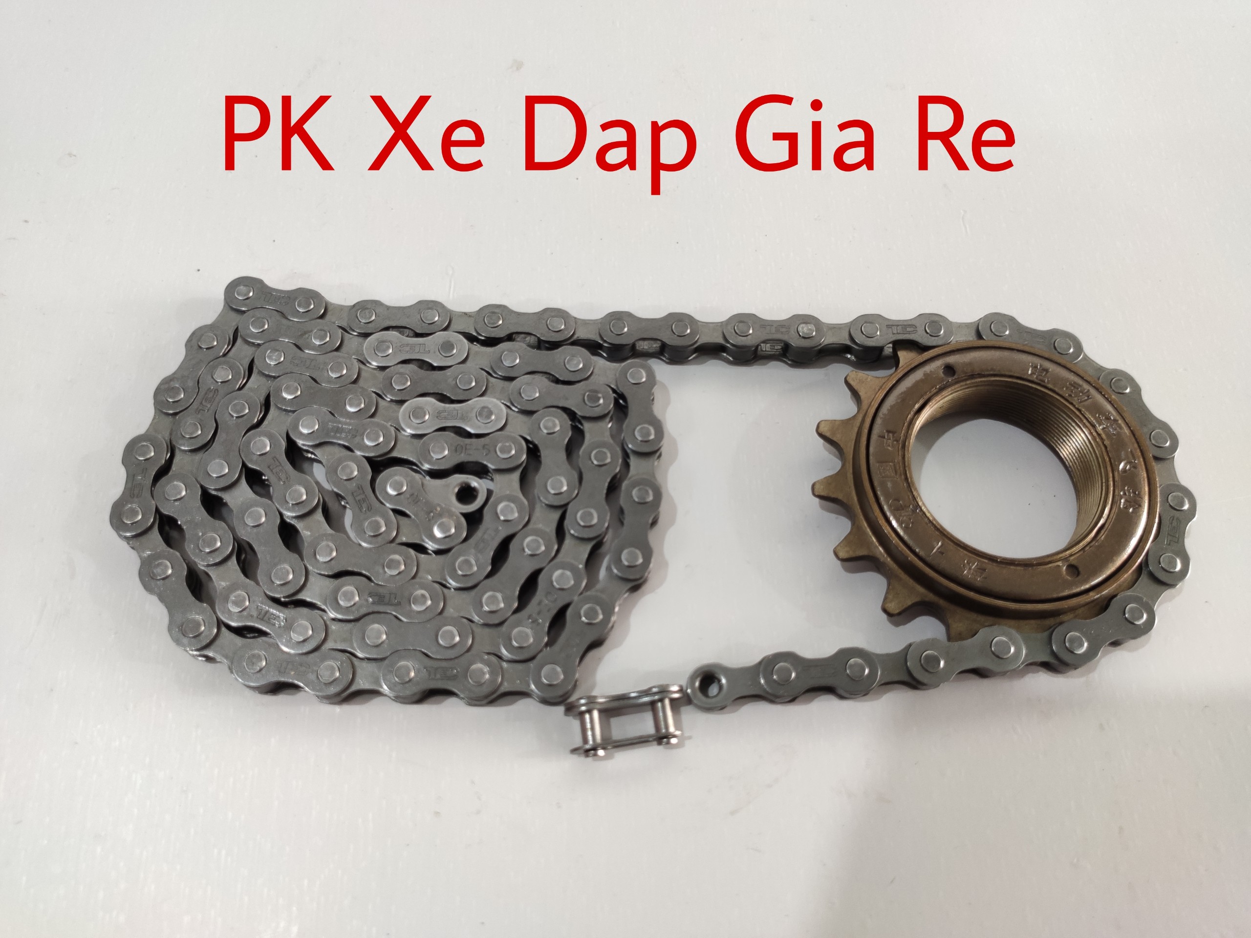 Xích sên xe đạp, líp xe đạp 1 tầng, combo sên xích xe đạp và líp xe đạp 1 đĩa 1 líp - pk xe dap gia re