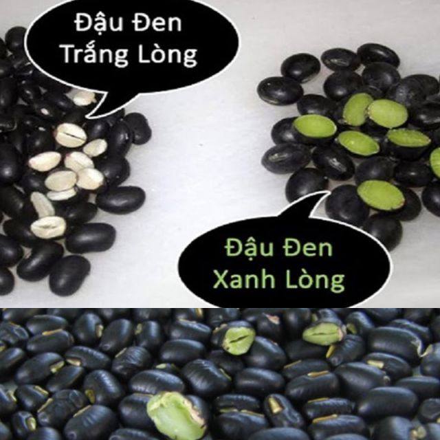 Đậu Đen Xanh Lòng Hạt Nhỏ Gói 500g