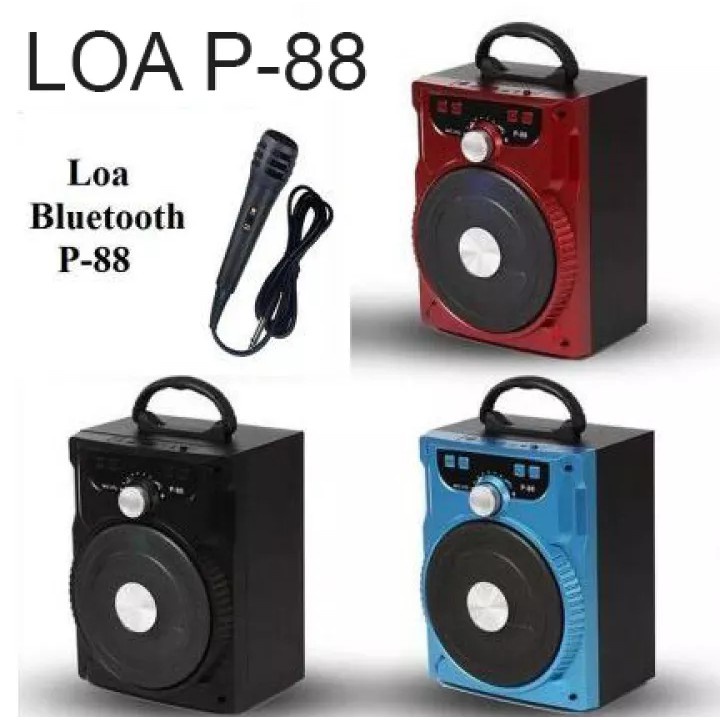 Loa Bluetooth Karaoke Kiomic P88, P89 Tặng Kèm Micro