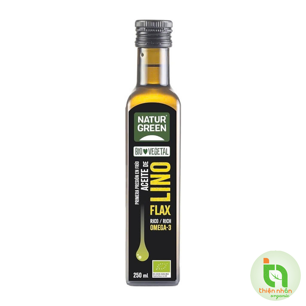 Dầu hạt lanh hữu cơ Natur Green 250ml