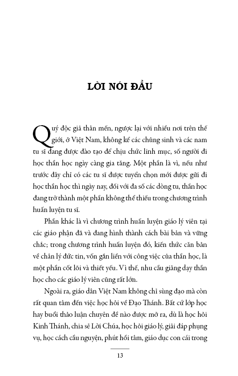 GIÁO TRÌNH DẪN NHẬP THẦN HỌC